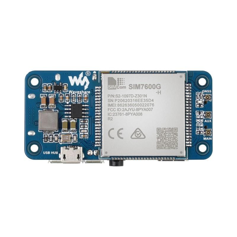 4G pHAT for Raspberry Pi - LTE Cat-4/3G/2G with GNSS Positioning - Image 4