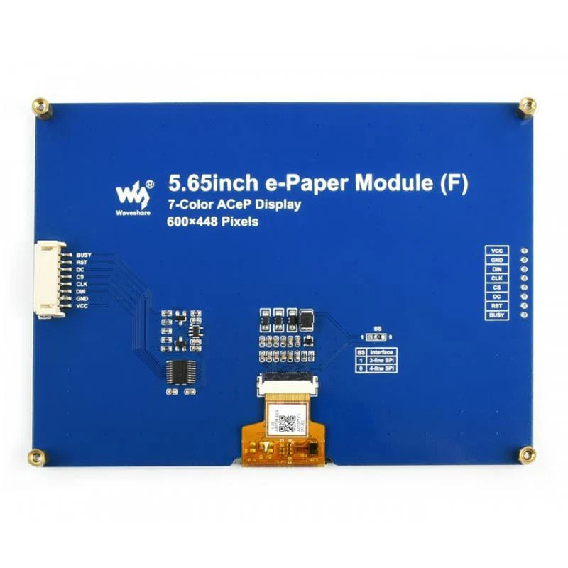 5.65" ACeP 7-Colour ePaper Display Module (600x448) - Image 6