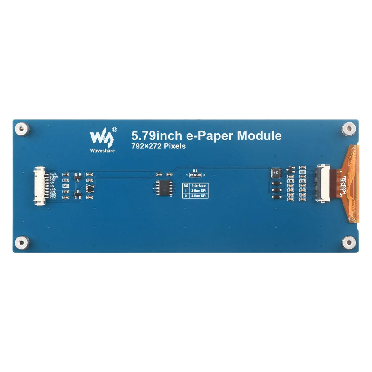 5.79" E-Paper Display Module (Black/White) (792 x 272) - Image 3