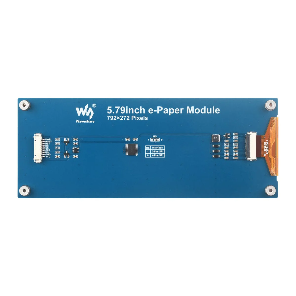 5.79" ePaper Display Module - Red/Black/White (792x272) - Image 3