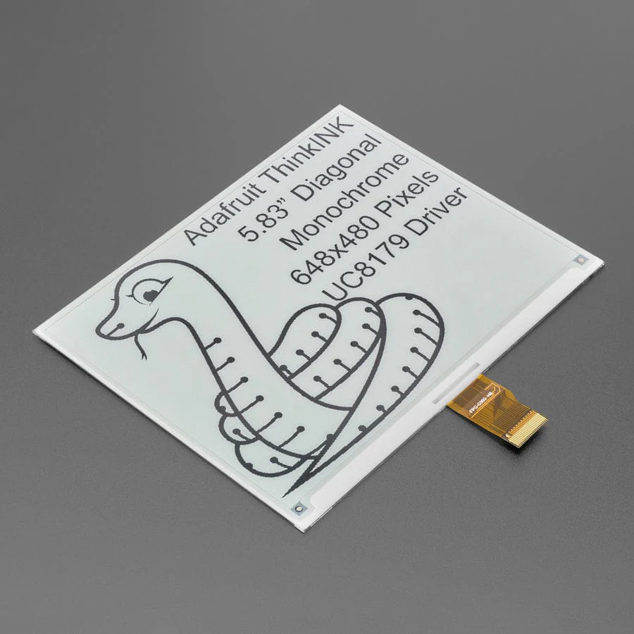 5.83" 648x480 Monochrome Black / White eInk / ePaper - Bare Display - UC8179 Chipset - Image 3