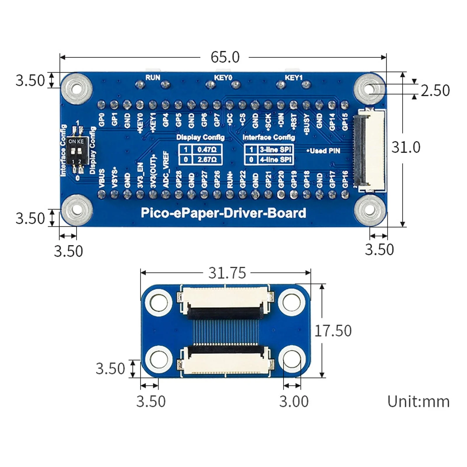 5.83" ePaper Display Module for Raspberry Pi Pico (648×480) - Image 6