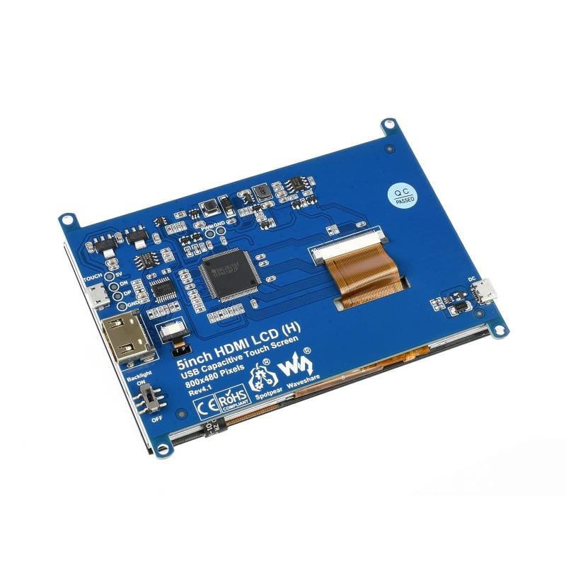 5" Capacitive Touchscreen LCD (Slimmed-down Version) (800×480) - Image 3