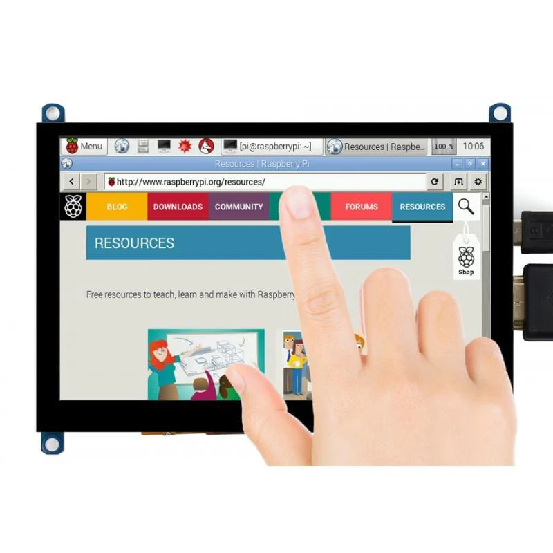 5" Capacitive Touchscreen LCD (Slimmed-down Version) (800×480) - Image 5
