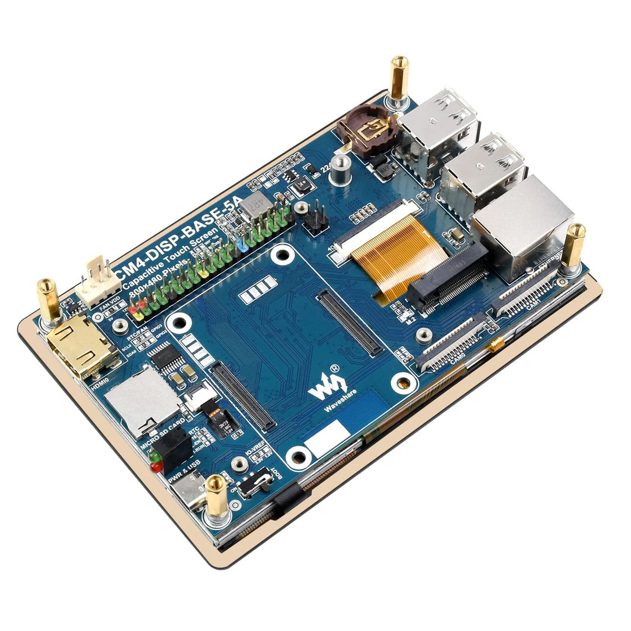5" Touch Screen Expansion for Raspberry Pi CM4 - Image 2