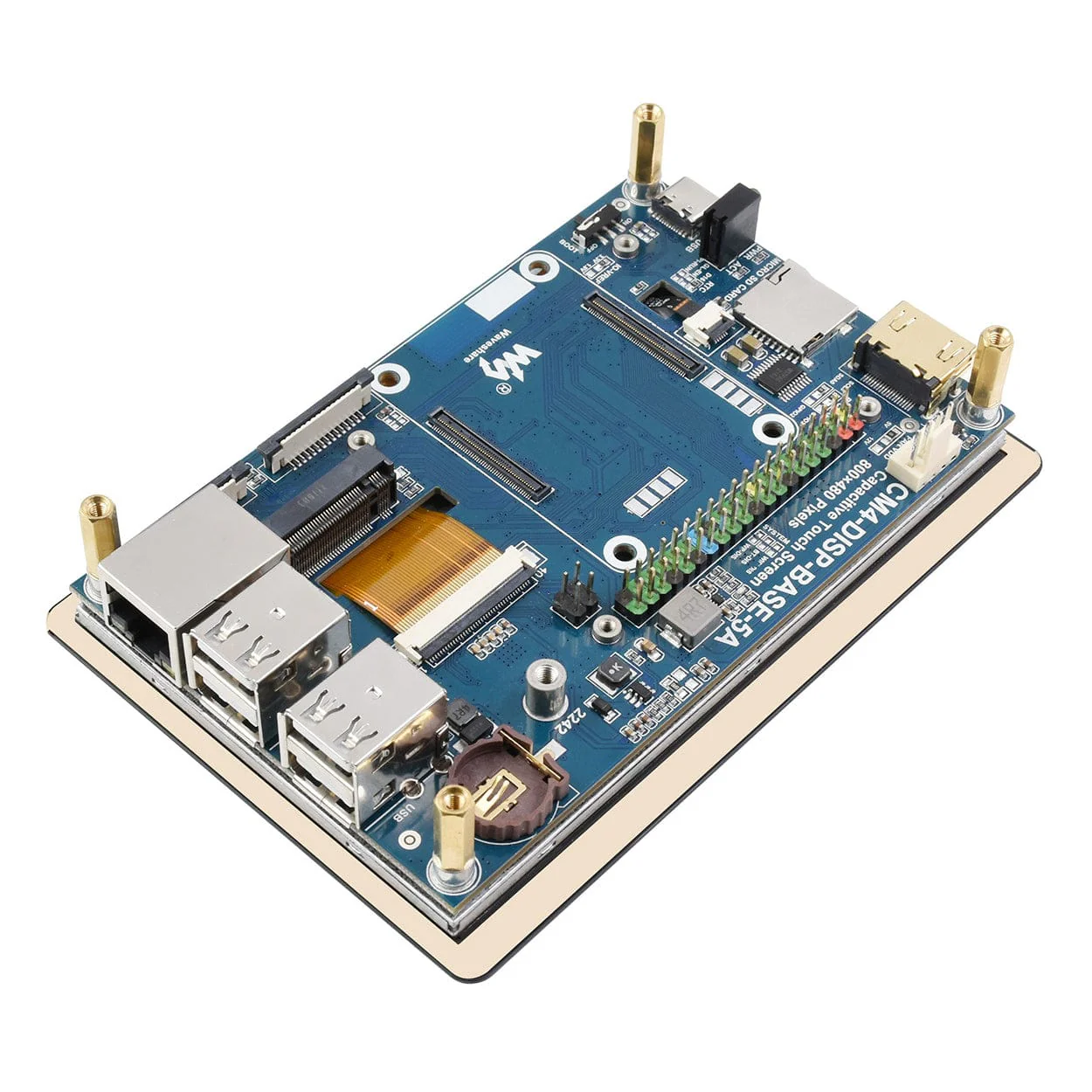 5" Touch Screen Expansion for Raspberry Pi CM4 - Image 3