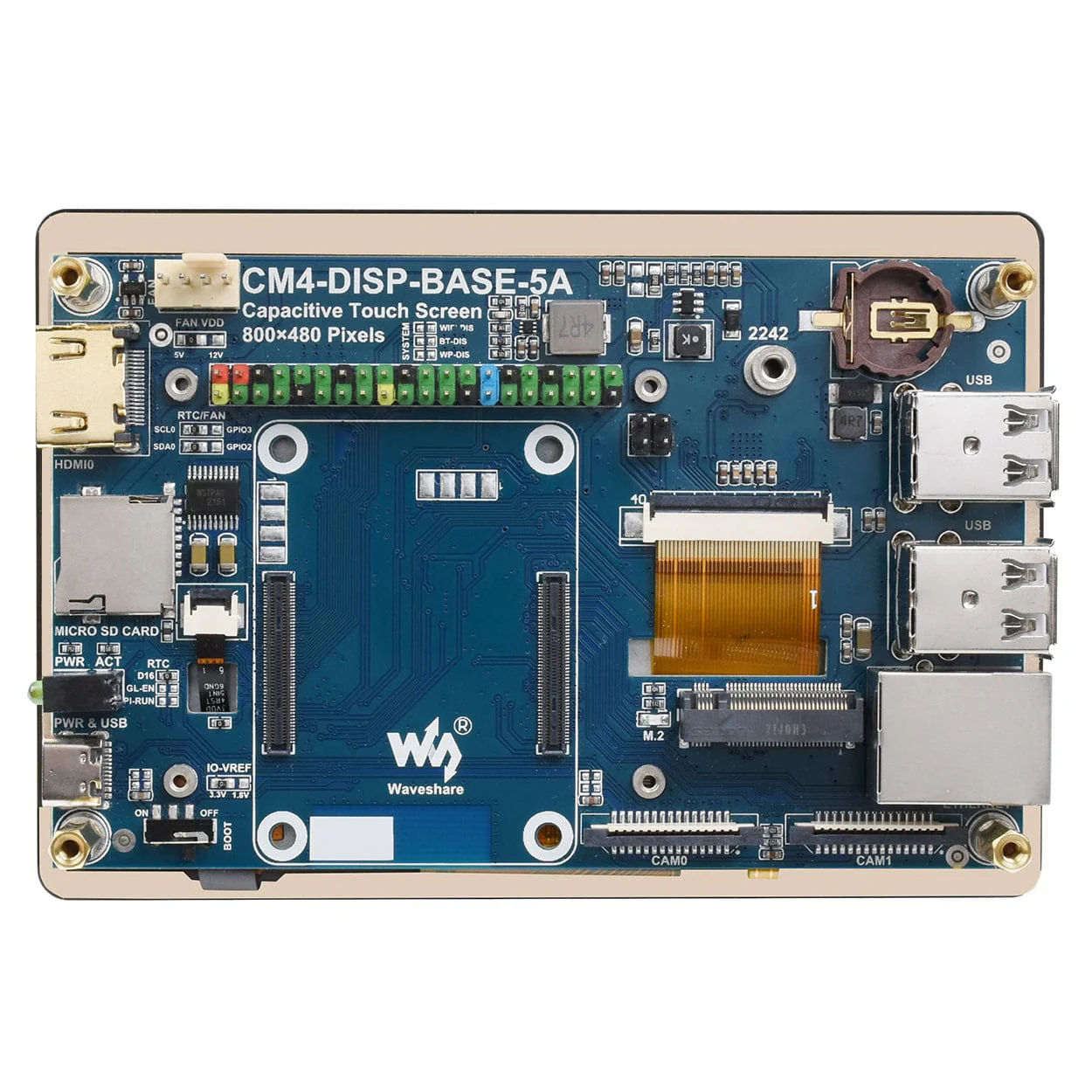 5" Touch Screen Expansion for Raspberry Pi CM4 - Image 4