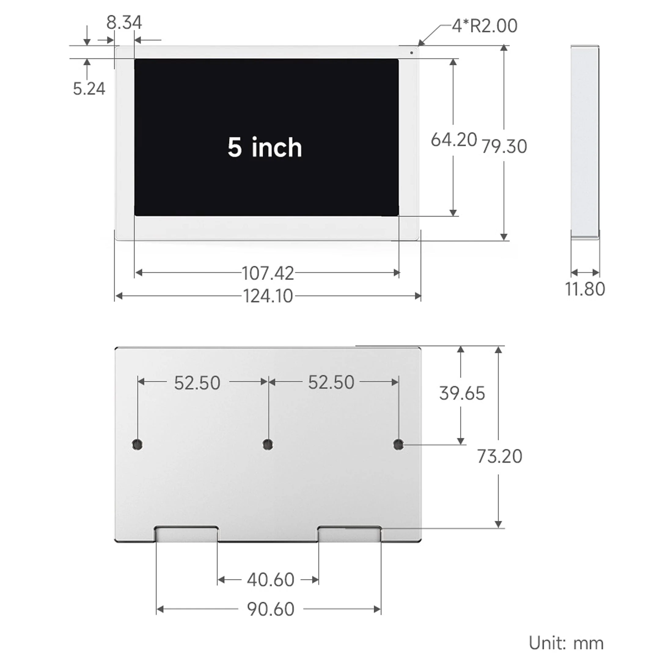 5" USB IPS Monitor (800 x 480) - Image 9