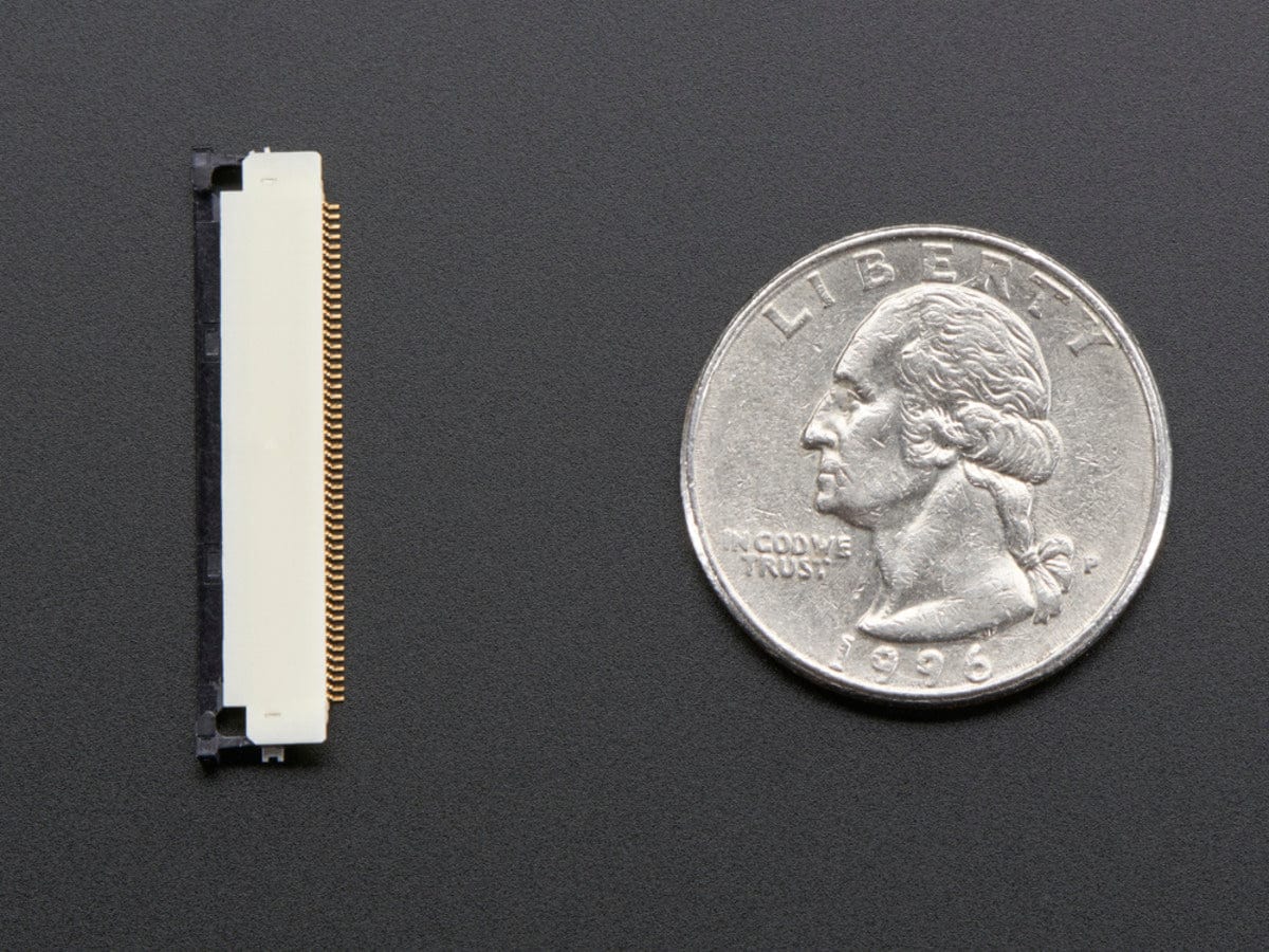50-pin 0.5mm pitch top-contact FPC SMT Connector - Image 3