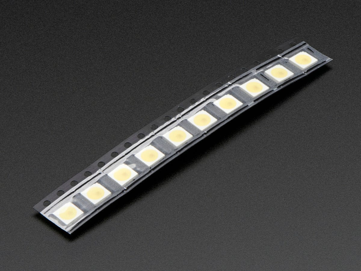 5050 Cool White LED w/ Integrated Driver Chip - 10 Pack (~6000K) - Image 5