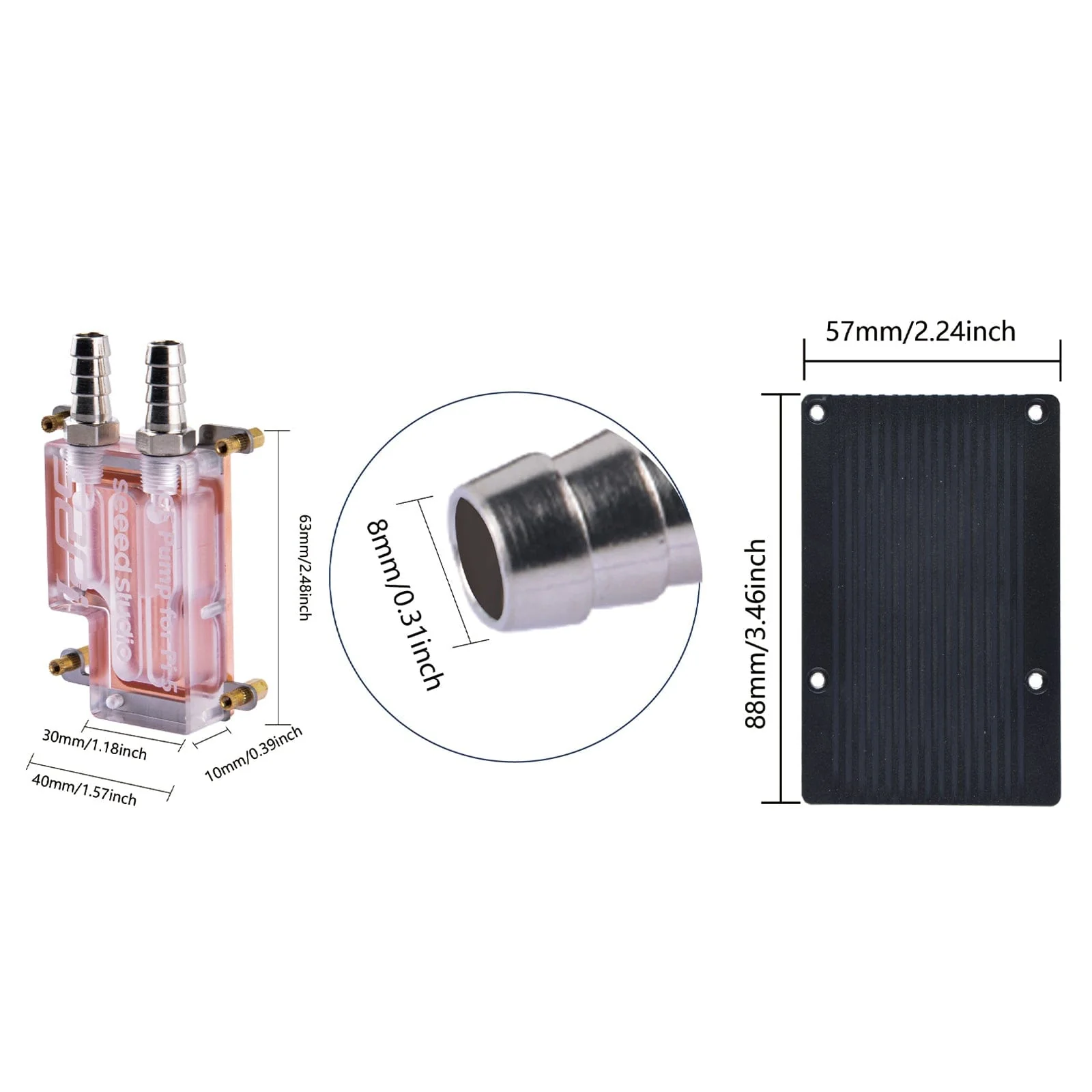 52Pi ICE Pump Water Cooling Block for Raspberry Pi 5 - Image 6