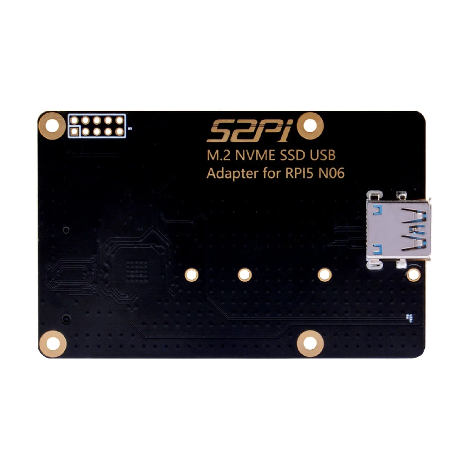 52Pi M.2 NVME SSD USB Adapter for Raspberry Pi 5 - Image 3