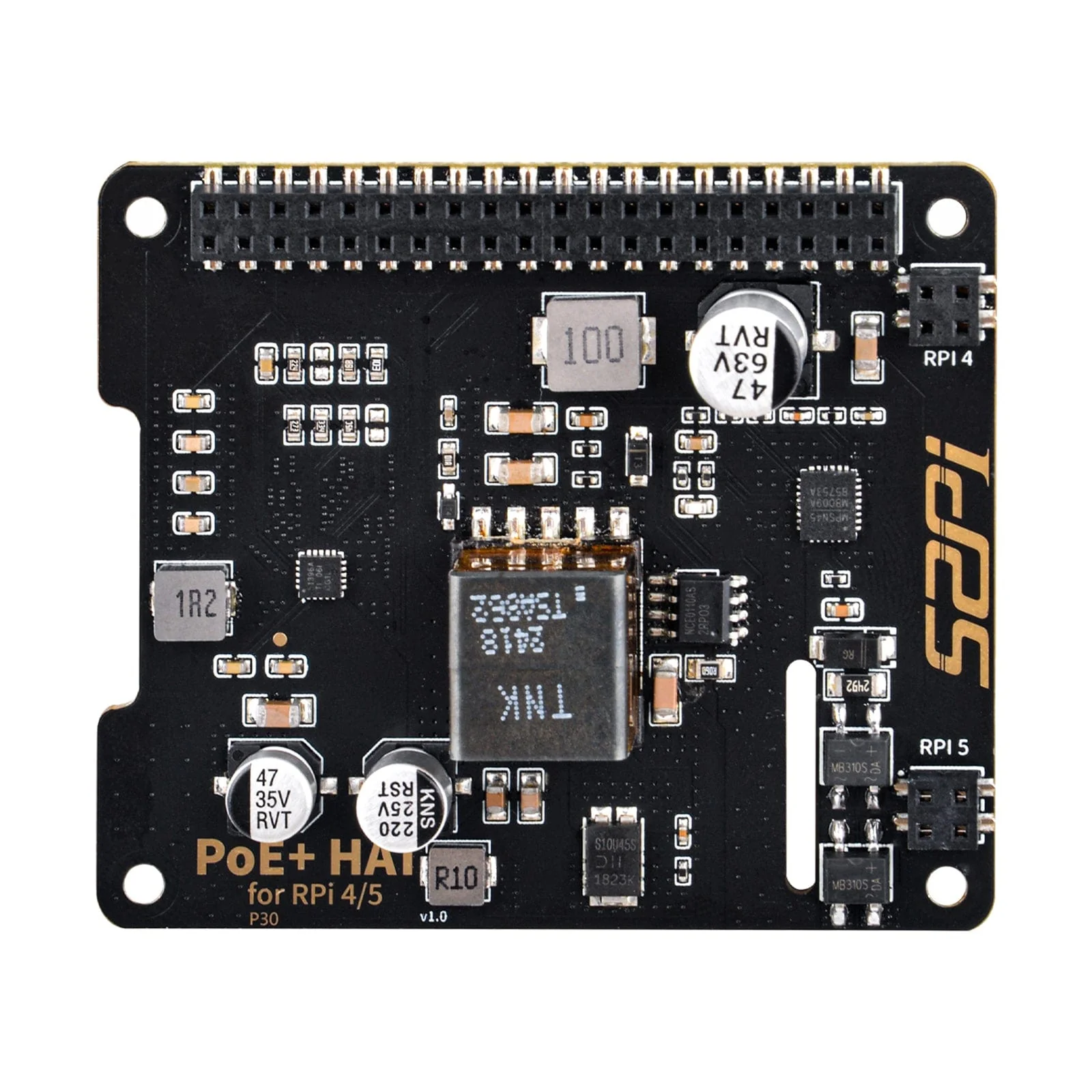 52Pi PoE+ HAT for Raspberry Pi 5/4/3B+ - Image 2