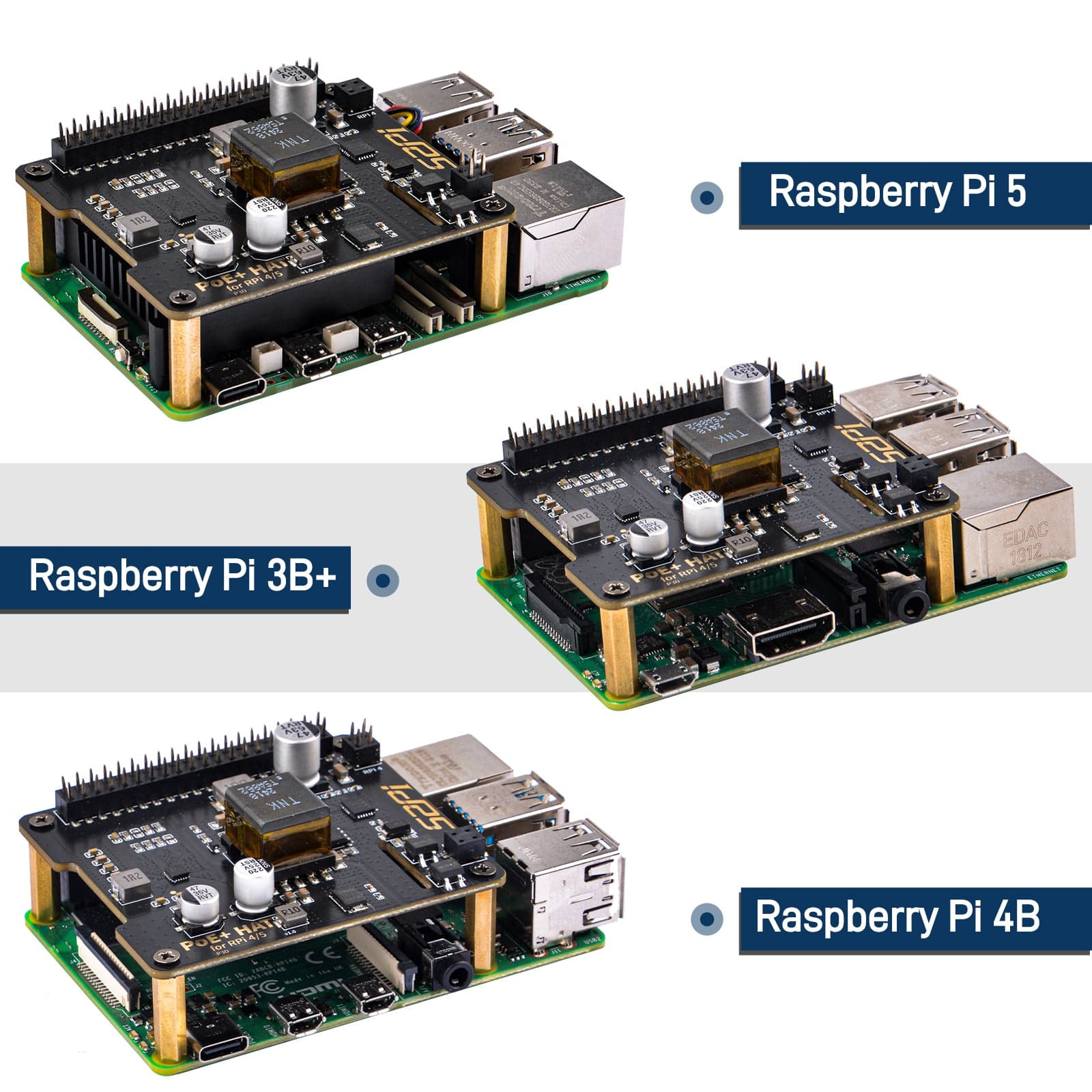 52Pi PoE+ HAT for Raspberry Pi 5/4/3B+ - Image 4