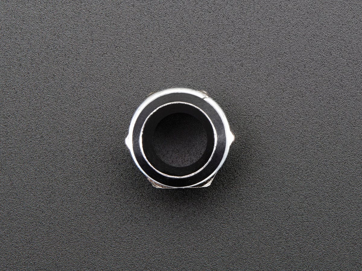 5mm Chromed Metal Narrow Bevel LED Holder - Pack of 5 - Image 3