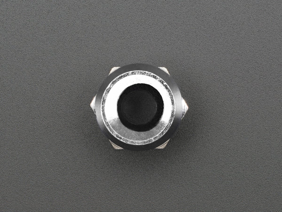 5mm Chromed Metal Wide Concave Bevel LED Holder - Pack of 5 - Image 3