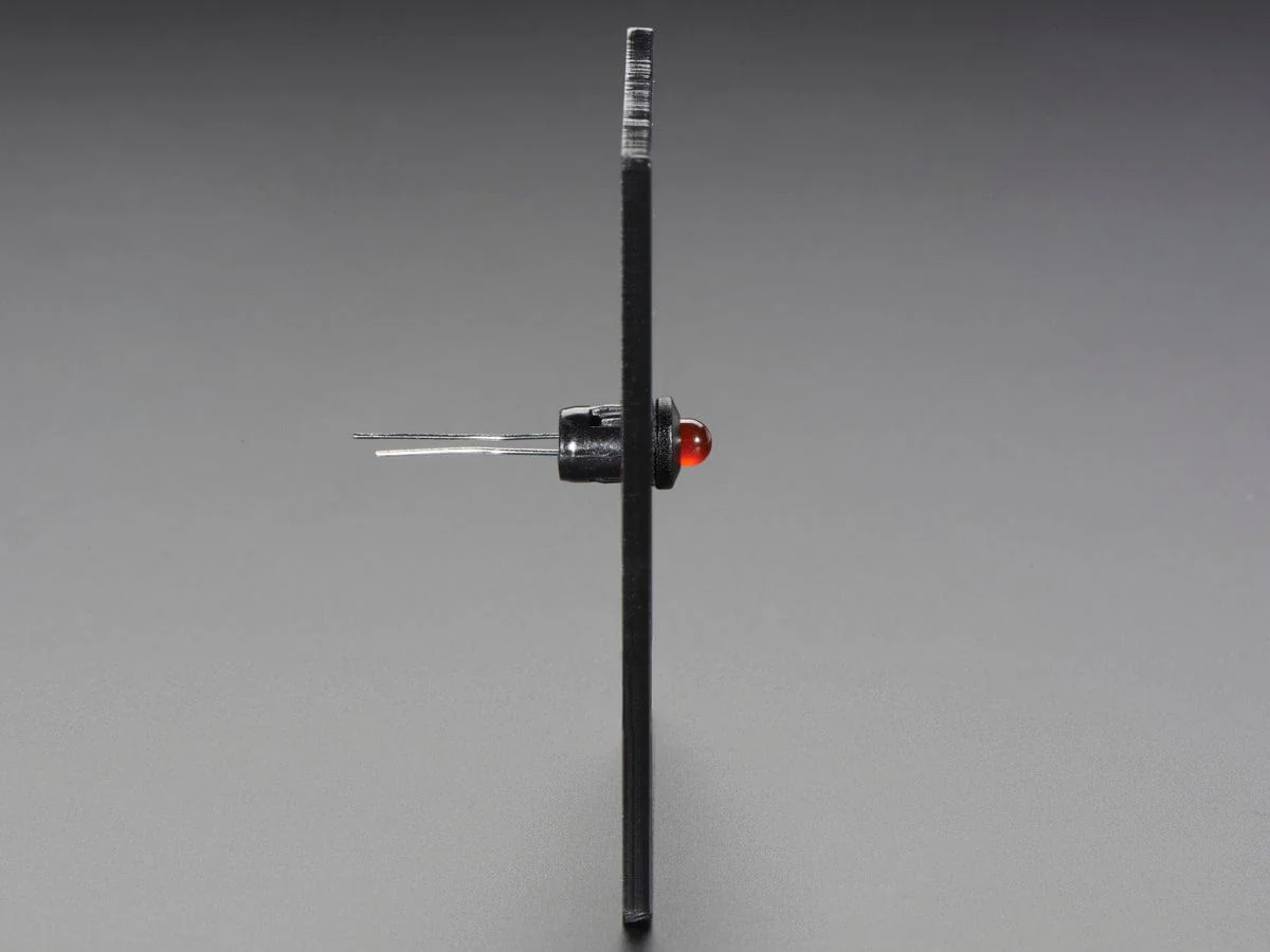 5mm Plastic Bevel LED Holder - Pack of 5 - Image 7