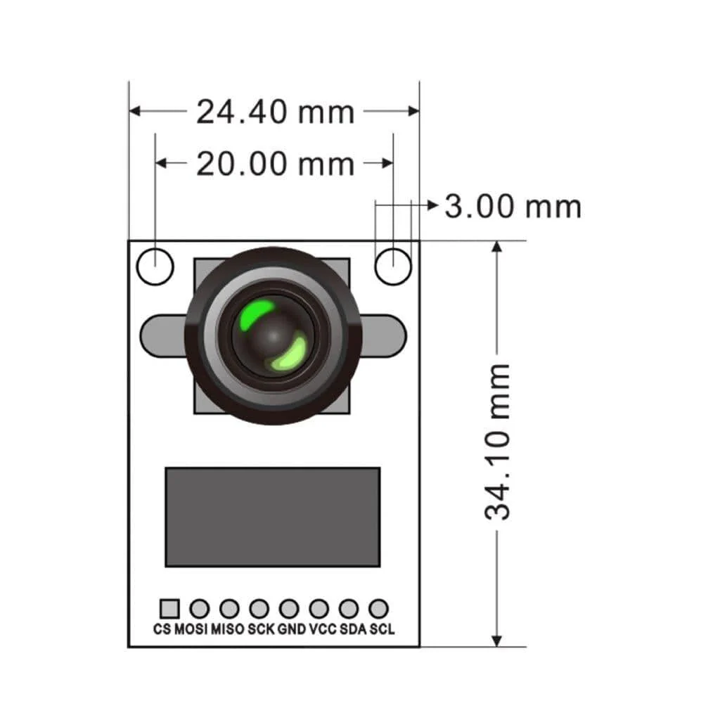 5MP OV5642 Mini SPI Camera Module for Raspberry Pi Pico - Image 6
