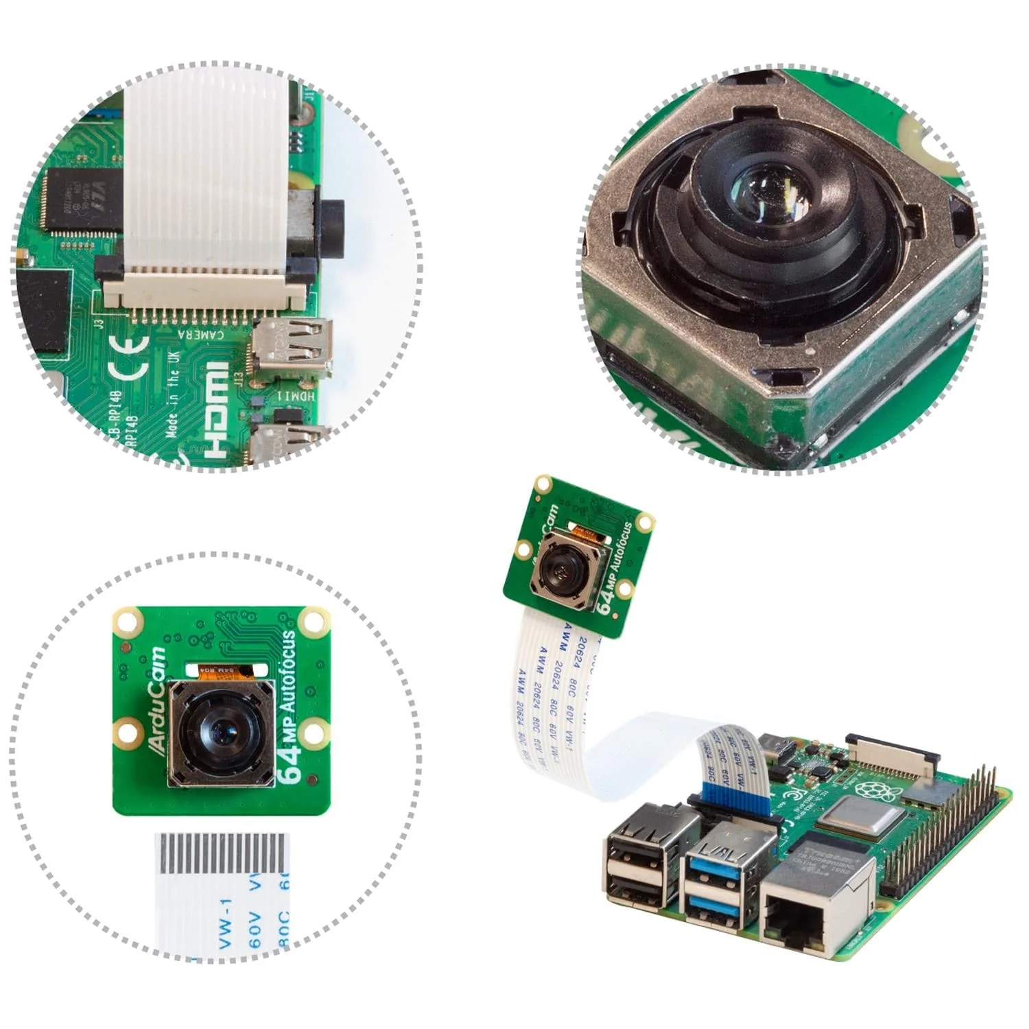64MP Hawk-eye Autofocus Camera Module for Raspberry Pi - Image 4