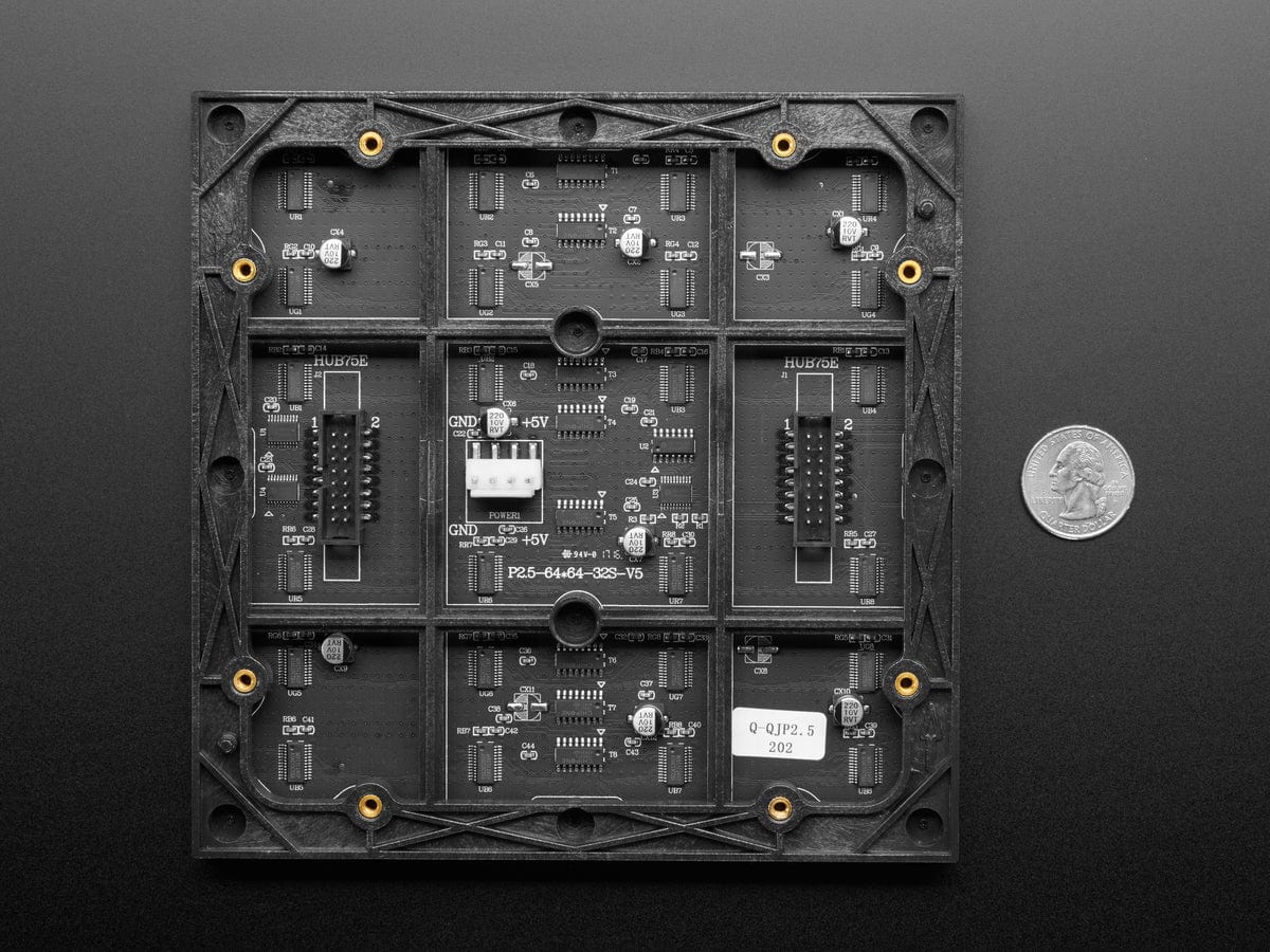 64x64 RGB LED Matrix - 2.5mm Pitch (1/32 Scan) [Discontinued] - Image 3