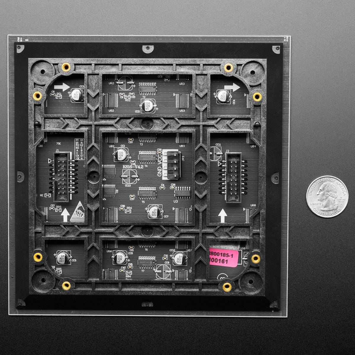 64x64 RGB LED Matrix Panel with 45 Degree Curb-Cut - 2.5mm Pitch - Image 5