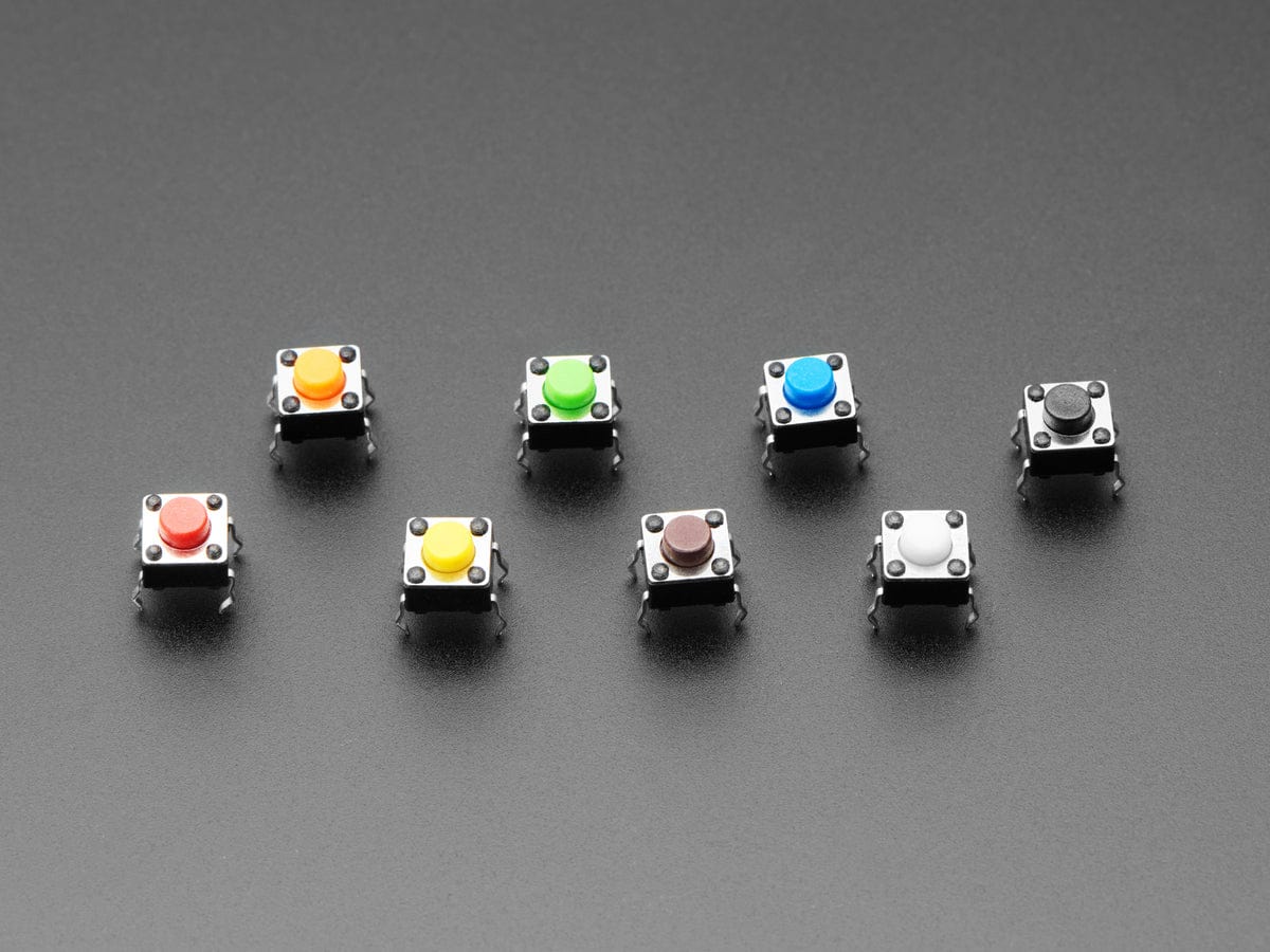 6mm Rainbow Tactile Button Deluxe Party Tray - 160 Pieces - Image 4