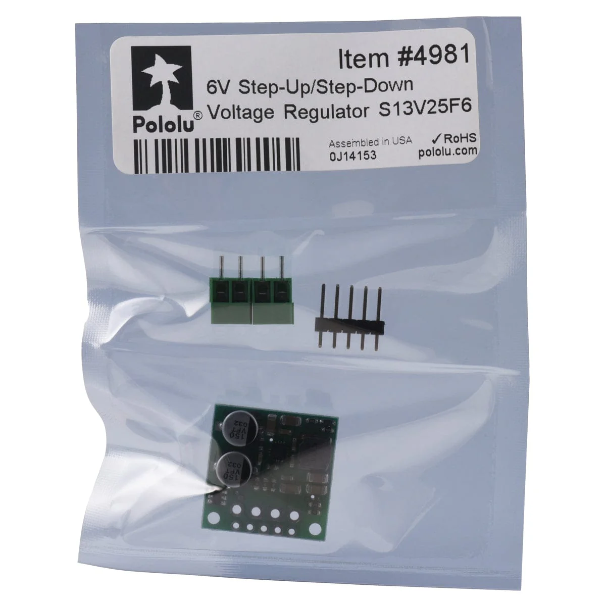 Pololu 6V 2.5A Step-Up/Step-Down Voltage Regulator S13V25F6 - Image 9