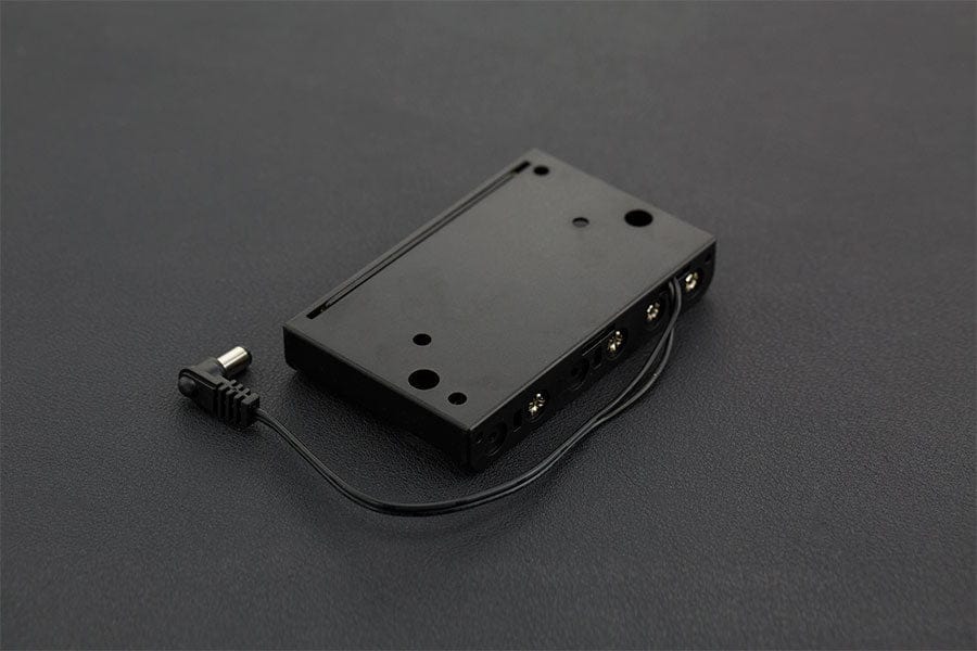 6xAA Battery Holder with DC2.1 Power Jack - Image 3