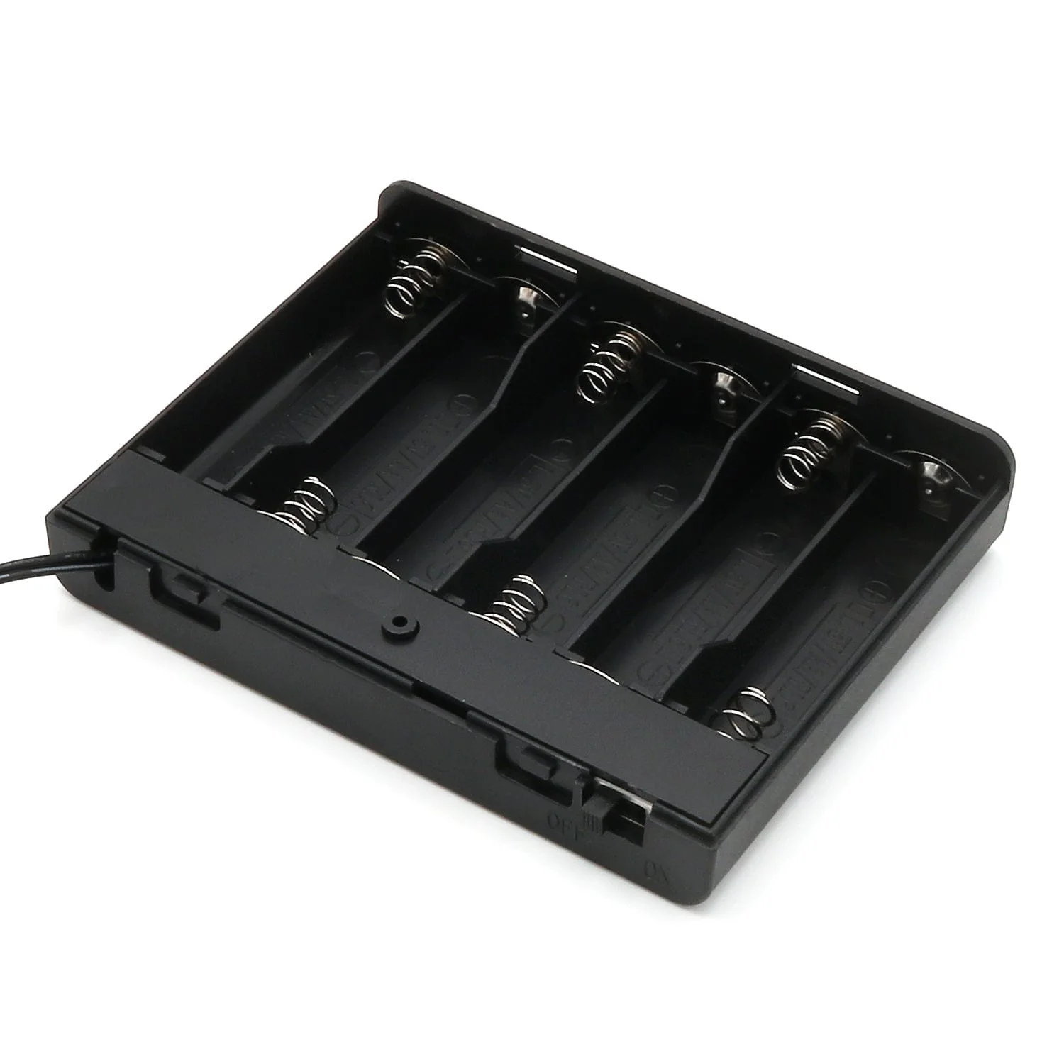 6xAA Battery Holder with DC Barrel Jack and ON/OFF Switch - Image 2