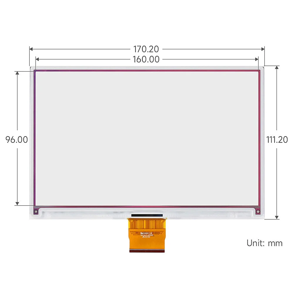 7.3" ACeP 7-Color ePaper Display Module (800×480) - Image 7