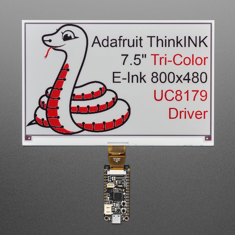 7.5" 800x480 Tri-Colour eInk / ePaper - Bare Display - Image 5