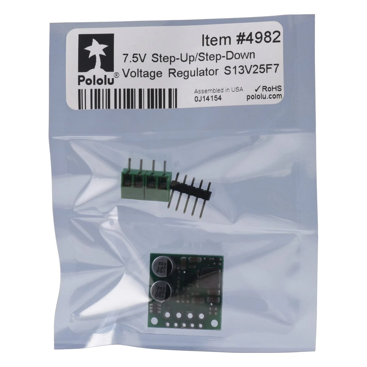 Pololu 7.5V 2.5A Step-Up/Step-Down Voltage Regulator S13V25F7 - Image 9