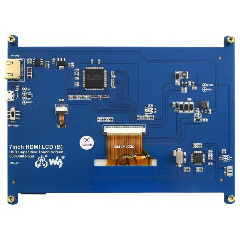 7" Capacitive Touchscreen LCD (Low Power) (800×480) - Image 4