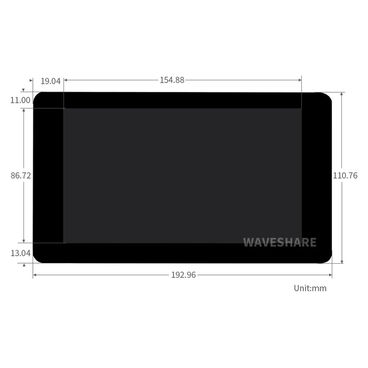 7" DSI Capacitive Touch IPS Display for Raspberry Pi (1024×600) - Image 5