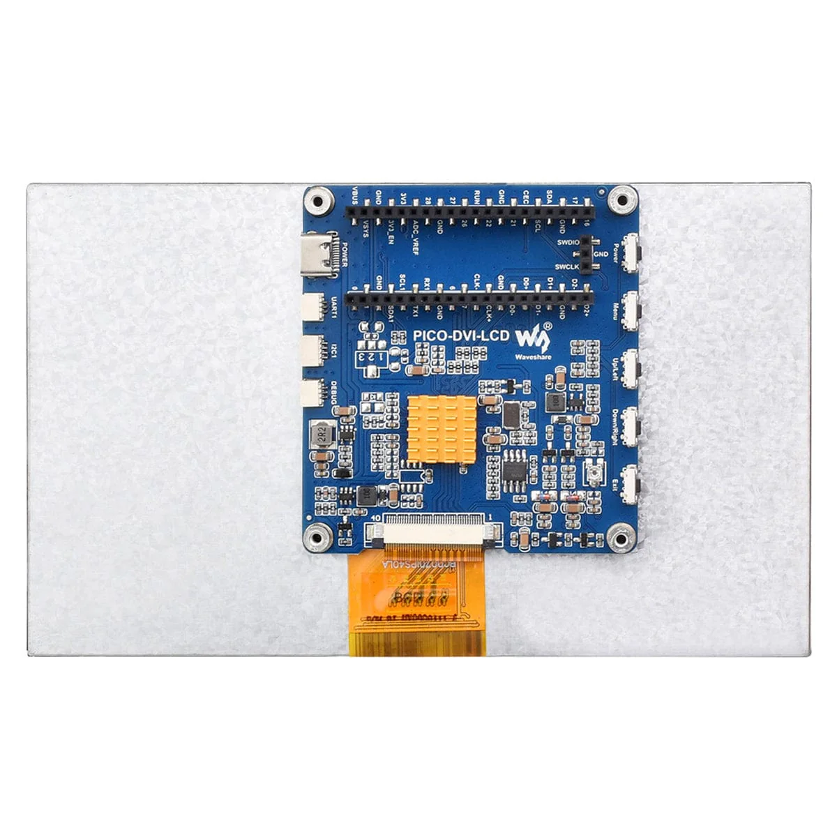 7" IPS DVI Display Module for Raspberry Pi Pico - Image 3