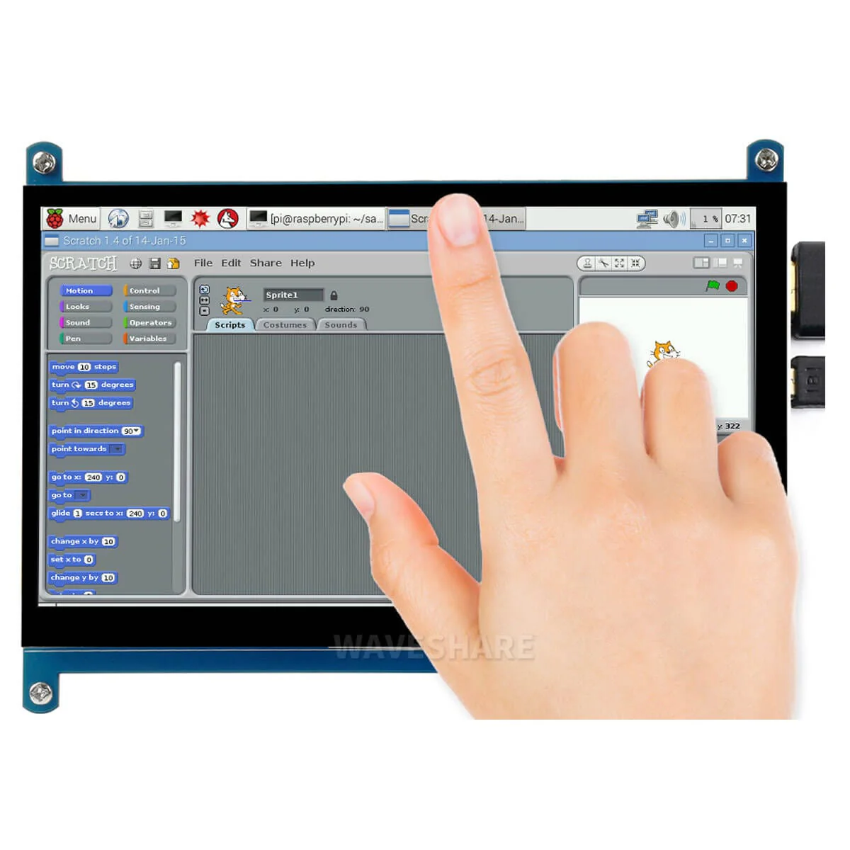 7" IPS Capacitive Touchscreen LCD (1024×600) - Image 4
