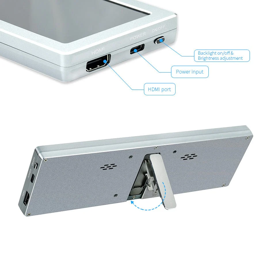 8.8" IPS HDMI Side Monitor (480x1920) - Image 3