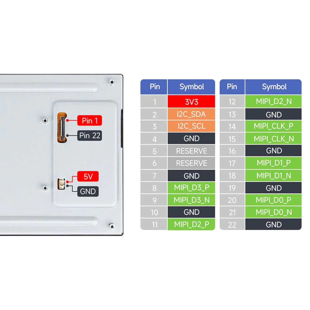 8" DSI Capacitive IPS 10-Point Touch Display for Raspberry Pi (800x1280) - Image 7