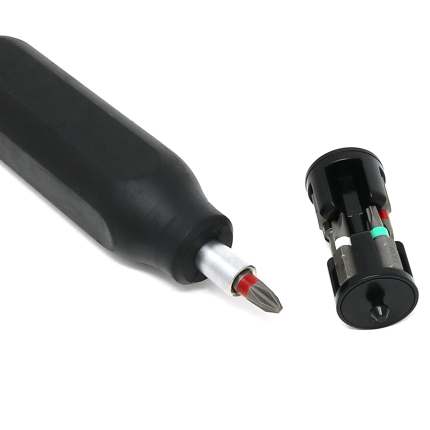 8-in-1 Compact Screwdriver Set with Push Eject - Image 2
