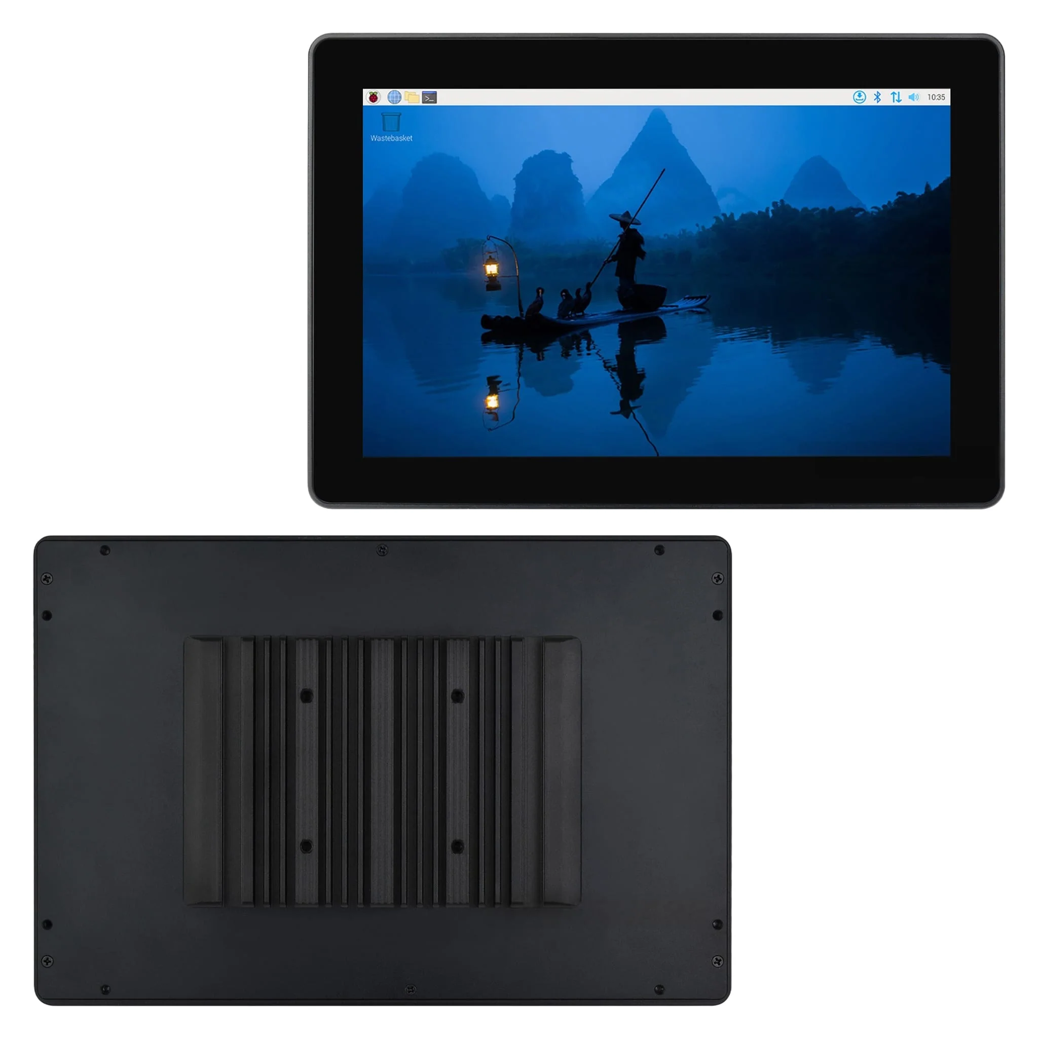 8" IPS Display + Aluminium Enclosure for Raspberry Pi