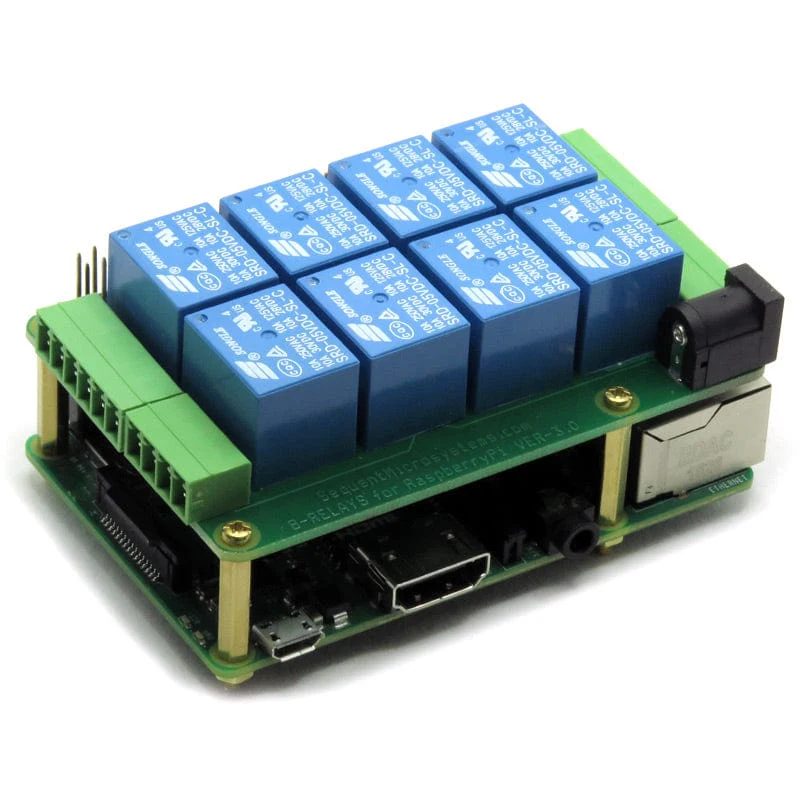 8 Relay Card for Raspberry Pi [discontinued] - Image 2
