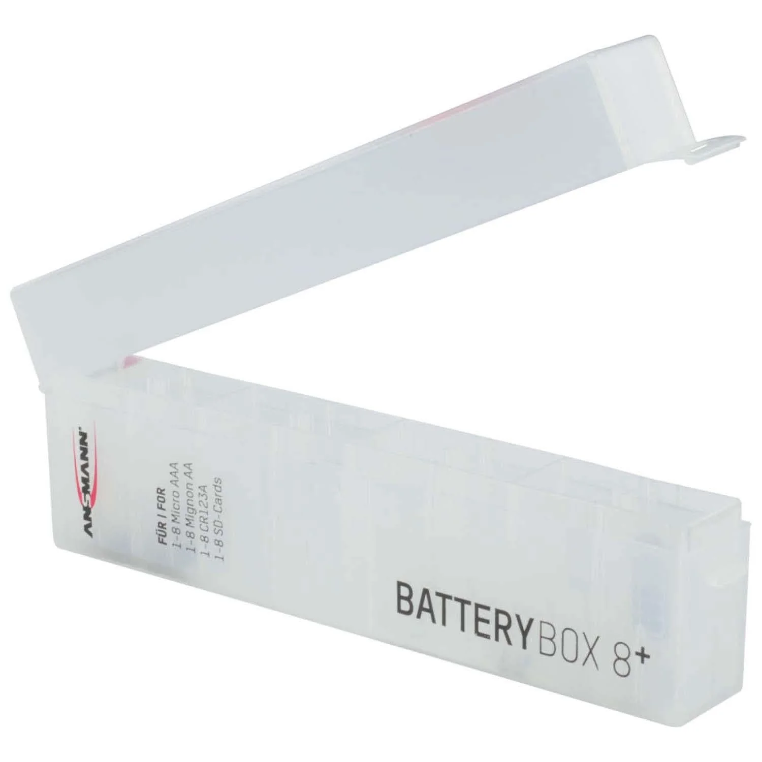 8-Slot Storage Box for AA/AAA Batteries