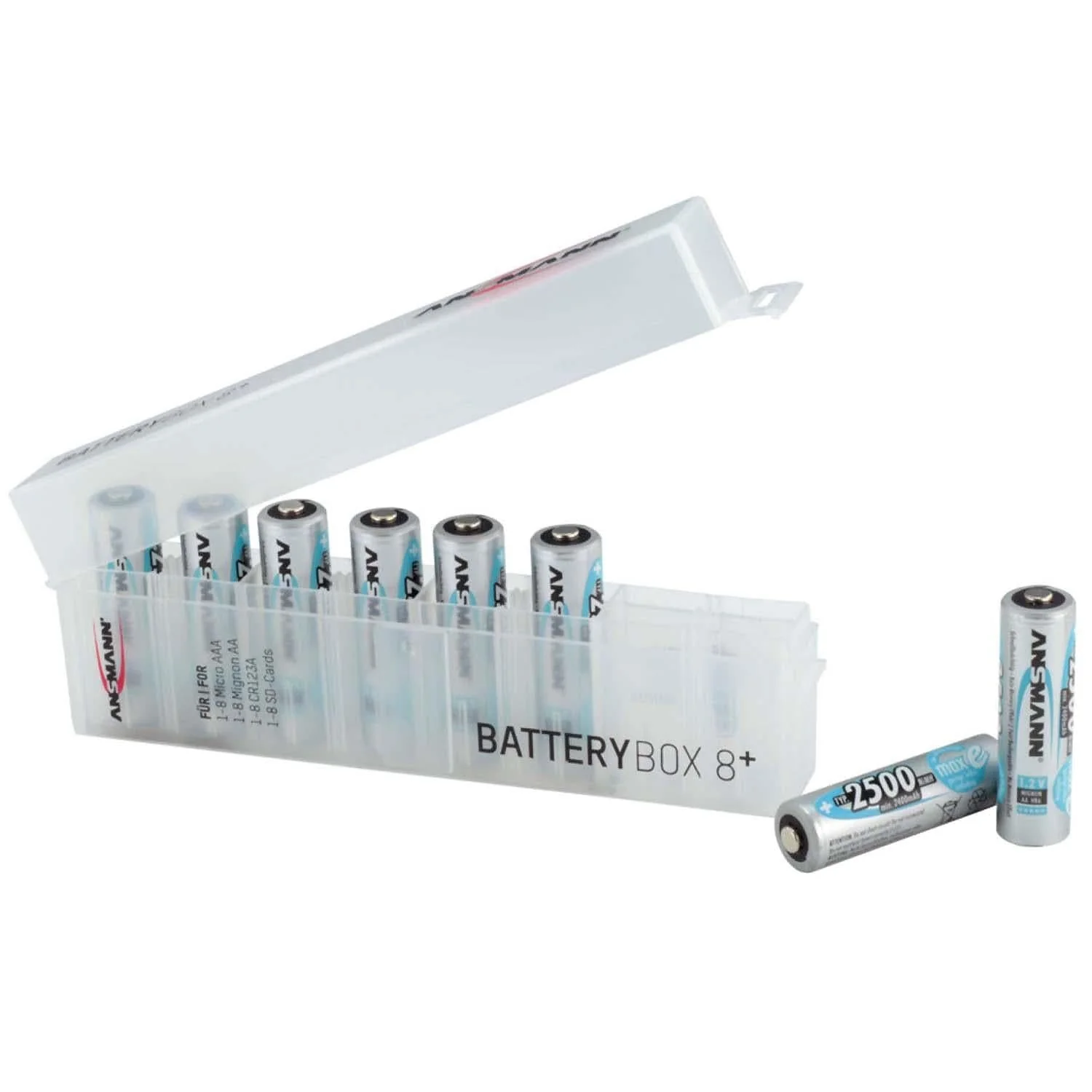 8-Slot Storage Box for AA/AAA Batteries - Image 4