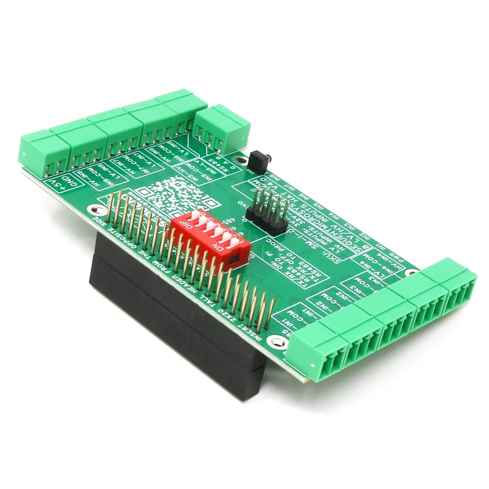 Eight HV Digital Inputs 8-Layer Stackable HAT for Raspberry Pi (v4.0) [Discontinued] - Image 2