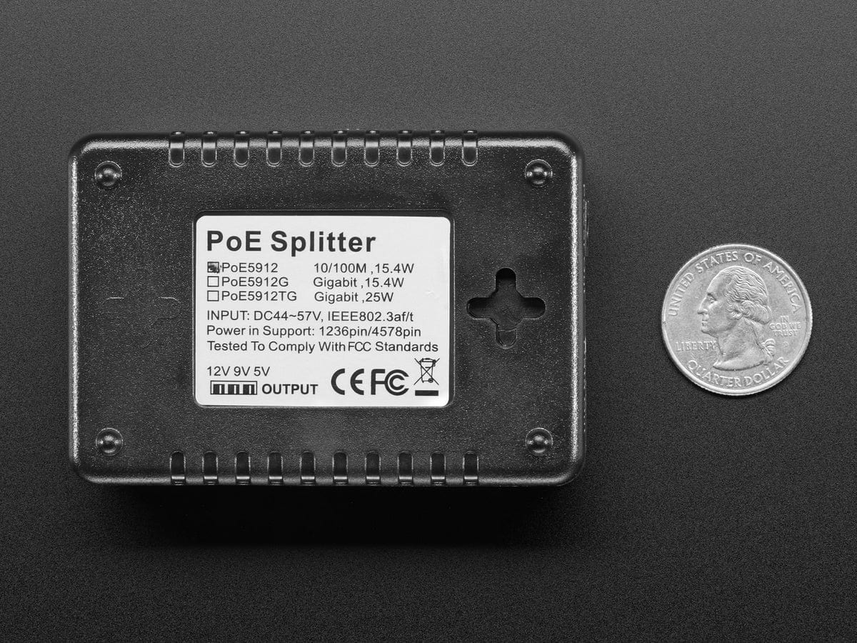 802.3af PoE Output Data & Power Splitter - 5/9/12V - Image 7