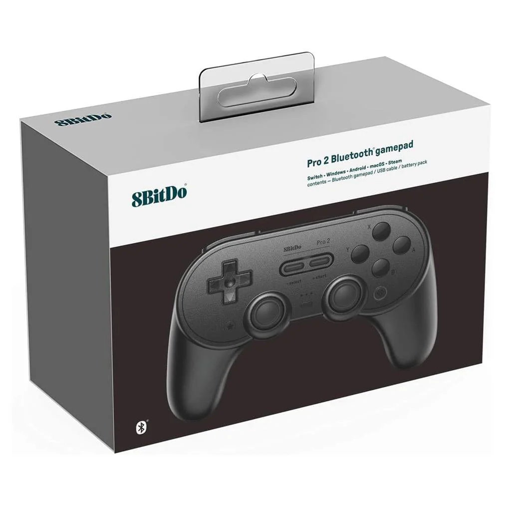 8BitDo Pro 2 Bluetooth Controller - Black Edition - Image 6