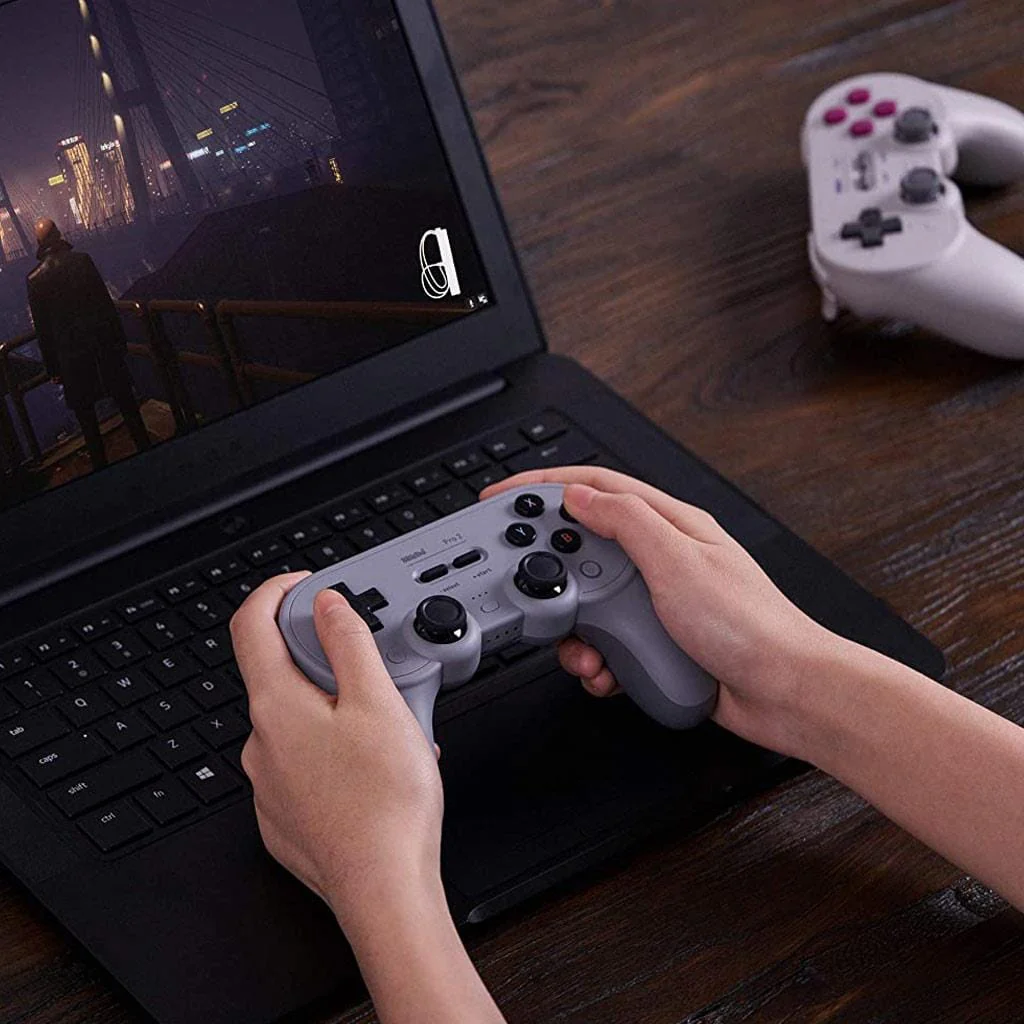 8BitDo Pro 2 Bluetooth Controller - Black Edition - Image 9