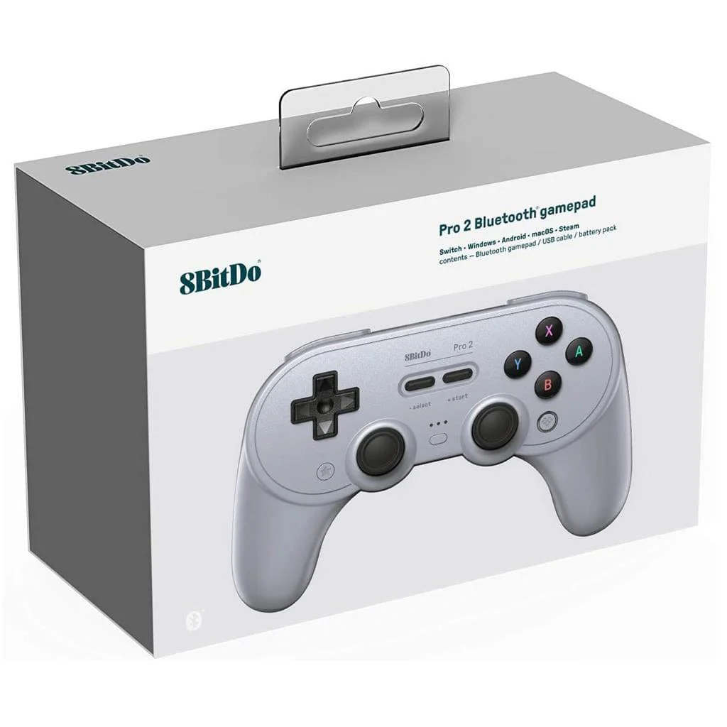 8BitDo Pro 2 Bluetooth Controller - Grey Edition [Discontinued] - Image 6