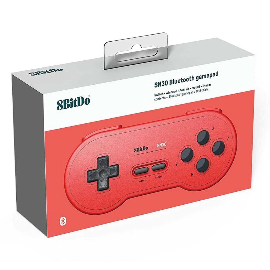 8BitDo SN30 Bluetooth Gamepad – GP Red Edition [Discontinued] - Image 4