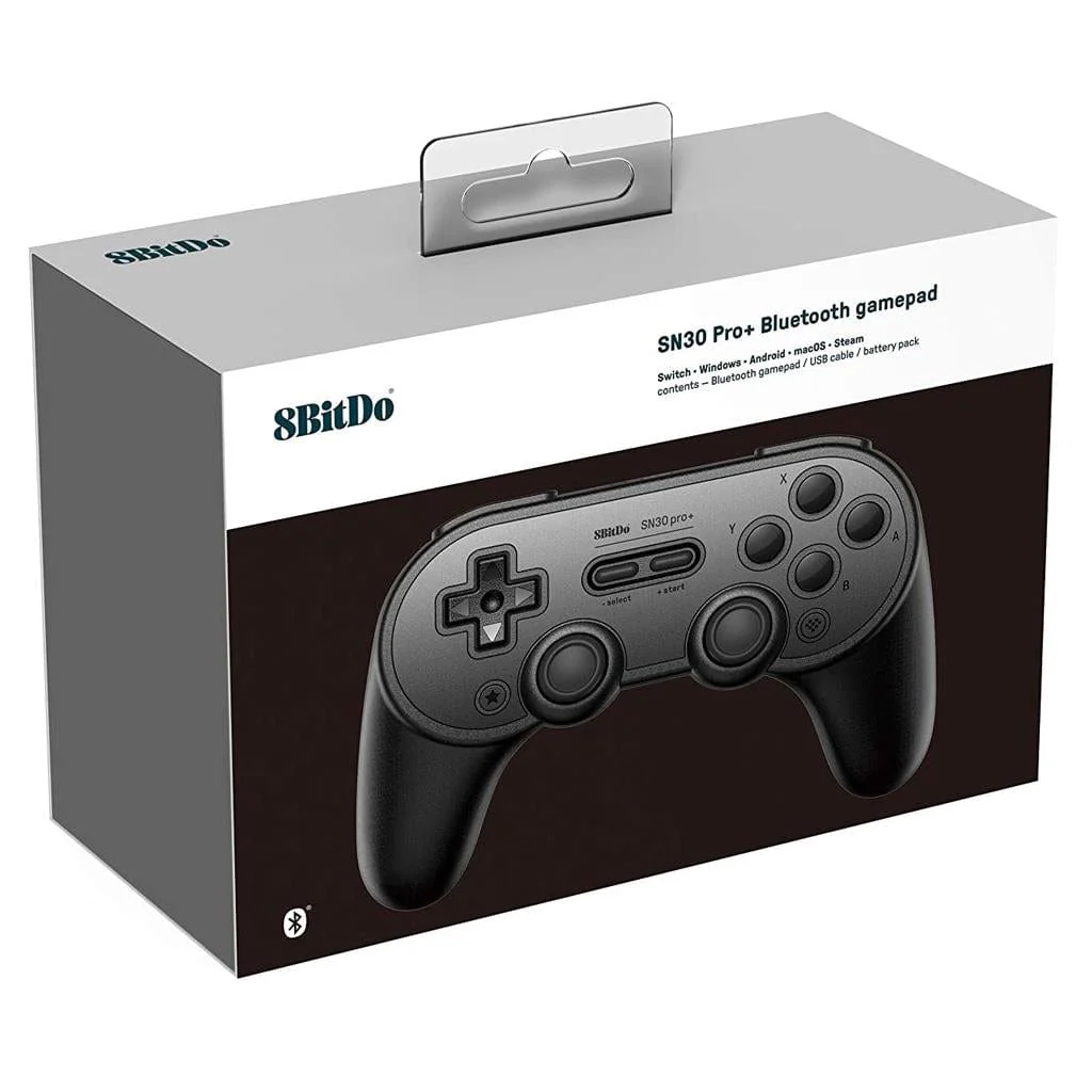8BitDo SN30 Pro+ Bluetooth Gamepad – Black Edition [Discontinued] - Image 5